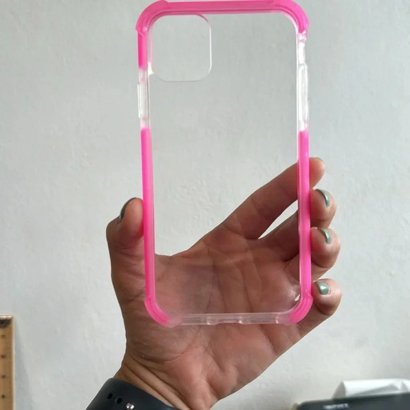 Clear Pink Bumper Case for iPhone 11 (6.1") - Picture 4 of 6